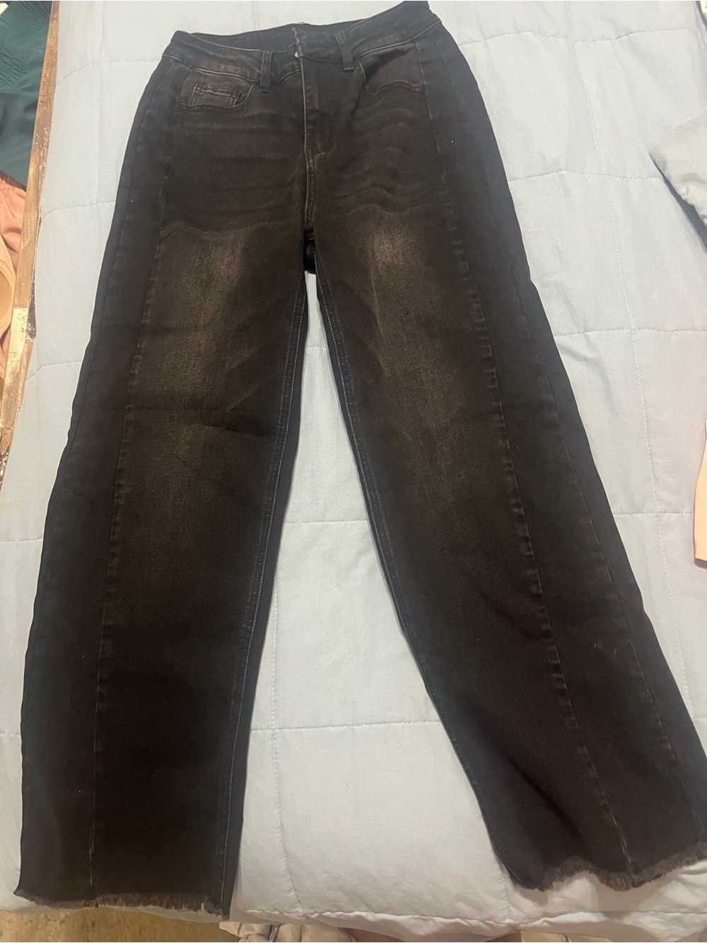 Black Wide-Leg Women's Jeans